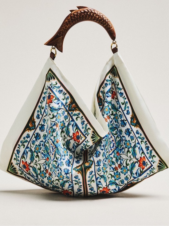 FARM Rio Handbags - Farm Rio satin scarf bag